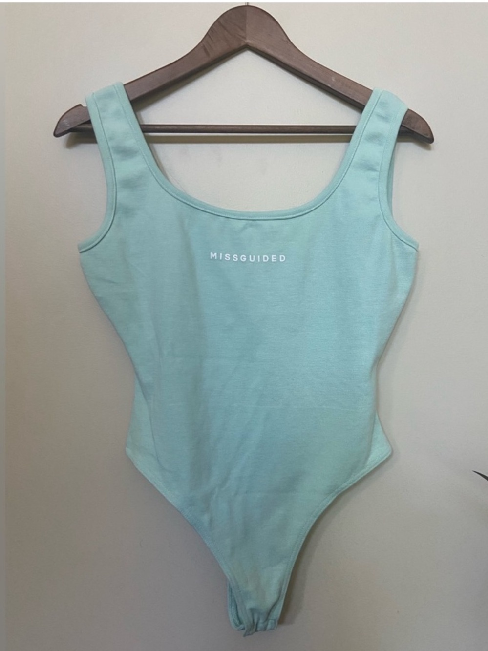 ☀️ Missguided ☀️ mint green thick bodysuit